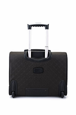 Tamer Tanca Unisex Suni Deri Kahverengi Valiz 971 56 KABIN PILOT VALIZ KAHVE MNG