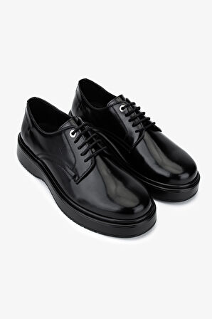 Valmenti Erkek Hakiki Deri Siyah Açma Casual Ayakkabı 1093 4033 ERK AYK SK25-26 SIYAH ACMA