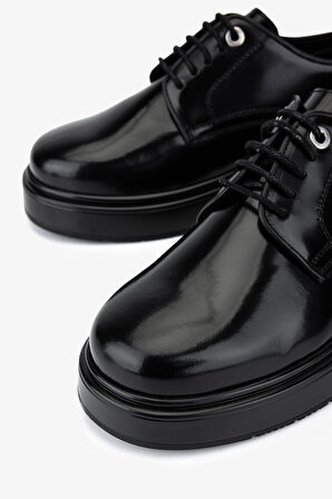 Valmenti Erkek Hakiki Deri Siyah Açma Casual Ayakkabı 1093 4033 ERK AYK SK25-26 SIYAH ACMA