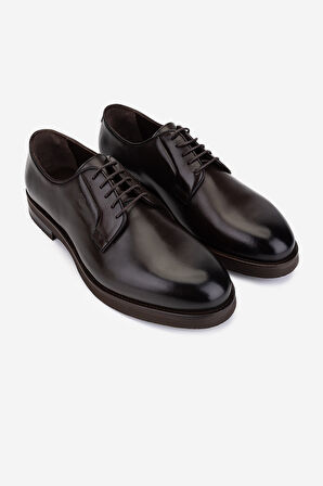 Valmenti Erkek Hakiki Deri Kahverengi Klasik Ayakkabı 1157 45-1 ERK AYK SK25-26 KAHVE