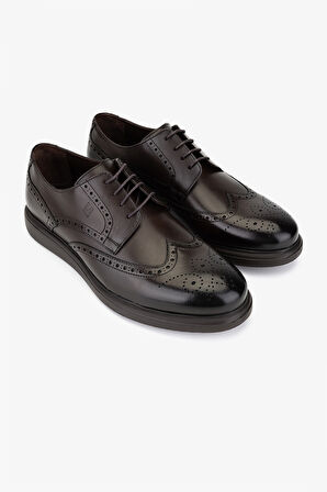 Valmenti Erkek Hakiki Deri Kahverengi Casual Ayakkabı 1157 253-11 ERK AYK SK25-26 KAHVE