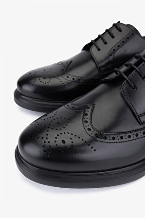 Valmenti Erkek Hakiki Deri Siyah Casual Ayakkabı 1157 253-11 ERK AYK SK25-26 SIYAH