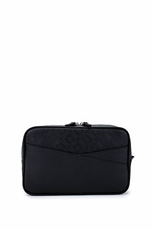 Tamer Tanca Erkek Suni Deri Siyah El Çantası 743 2336 ERK CNT SK25-26 SIYAH MNG/FLTR