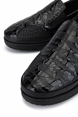 Tamer Tanca Kadın Hakiki Deri Siyah Casual Ayakkabı 1053 7513 BN AYK SK25-26 SİYAH FASULYE