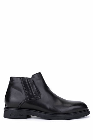 Giampiero Nicola Erkek Hakiki Deri Siyah Bot 664 46521 ERK BOT SK25-26 NERO