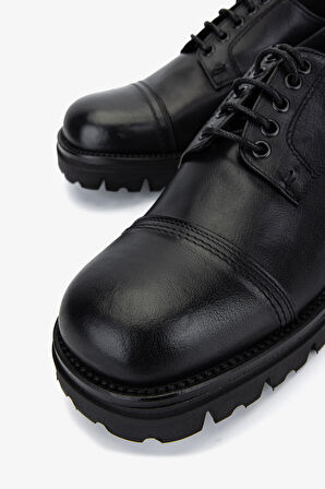 Valmenti Erkek Hakiki Deri Siyah Casual Ayakkabı 1158 529 ERK AYK SK25-26 NERO