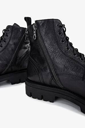 Valmenti Erkek Hakiki Deri Siyah Casual Bot 1158 569 ERK BOT SK25-26 NERO