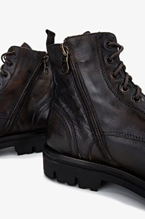 Valmenti Erkek Hakiki Deri Kahverengi Casual Bot 1158 569 ERK BOT SK25-26 T.MORO