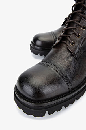 Valmenti Erkek Hakiki Deri Kahverengi Casual Bot 1158 569 ERK BOT SK25-26 T.MORO