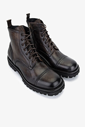 Valmenti Erkek Hakiki Deri Kahverengi Casual Bot 1158 569 ERK BOT SK25-26 T.MORO