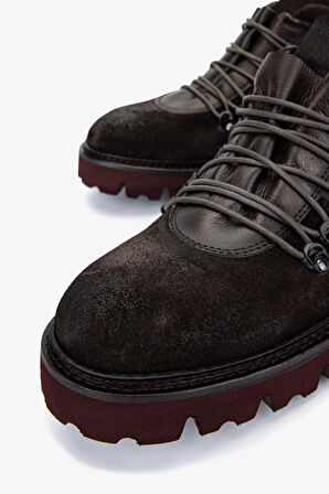 Valmenti Erkek Hakiki Deri Kahverengi Casual Bot 1158 4901 ERK AYK SK25-26 T.MORRO