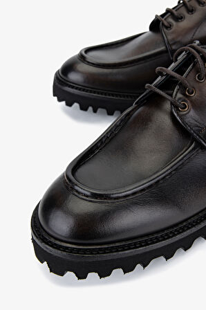 Valmenti Erkek Hakiki Deri Kahverengi Casual Ayakkabı 1158 1972 ERK AYK SK25-26 T.MORO