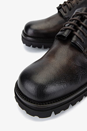 Valmenti Erkek Hakiki Deri Kahverengi Casual Ayakkabı 1158 539 ERK AYK SK25-26 MARRONE