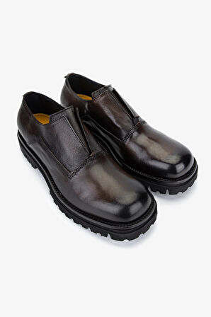 Valmenti Erkek Hakiki Deri Kahverengi Casual Ayakkabı 1158 559 ERK AYK SK25-26 T.MORO