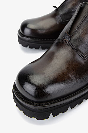 Valmenti Erkek Hakiki Deri Kahverengi Casual Ayakkabı 1158 559 ERK AYK SK25-26 T.MORO