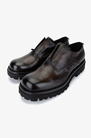 Valmenti Erkek Hakiki Deri Kahverengi Casual Ayakkabı 1158 559 ERK AYK SK25-26 T.MORO