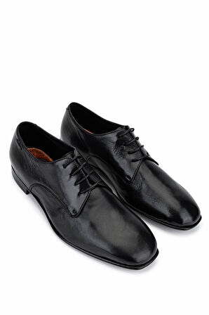 Alexander Hotto Kadın Hakiki Deri Siyah Klasik Ayakkabı 1045 68600 BYN AYK SK25-26 NERO