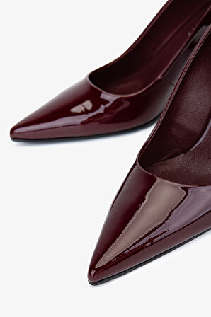 Valmenti Kadın Hakiki Deri Bordo Topuklu Ayakkabı 492 55668 BN AYK SK25-26 BORDO RUGAN