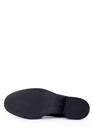 Tamer Tanca Kadın Hakiki Deri Siyah Topuklu Bot 599 1092-1 BN BOT SK25-26 SIYAH