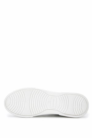 Mario Valentino Unisex Hakiki Deri Beyaz Sneakers & Spor Ayakkabı 1040 95S3909  AYK SK25-26 WHITE/MILITARY