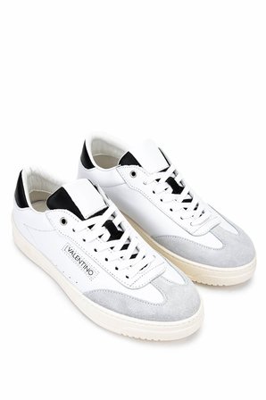Mario Valentino Erkek Hakiki Deri Beyaz/Siyah Sneakers & Spor Ayakkabı 1040 95S7002 ERK AYK SK25-26 WHITE/BLACK