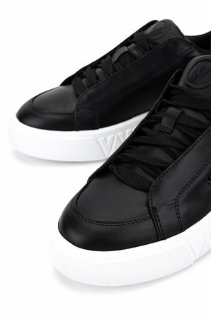 Mario Valentino Kadın Hakiki Deri Siyah Sneakers & Spor Ayakkabı 1040 91V1303 BN AYK SK25-26 BLACK