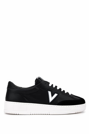 Mario Valentino Kadın Hakiki Deri Siyah/Beyaz Sneakers & Spor Ayakkabı 1040 95S7004 BN AYK SK25-26 BLACK/WHITE