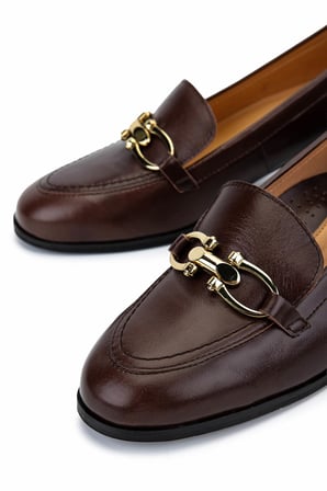 Relax Anatomic Kadın Hakiki Deri Kahverengi Comfort Ayakkabı 611 H40033-B01 BN AYK SK25-26 BITTER CHOCOLATE