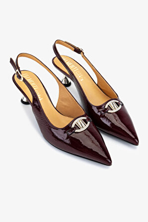 Valmenti Kadın Hakiki Deri Bordo Comfort Ayakkabı 611 H51005 BN AYK SK25-26 BORDO VERNICE