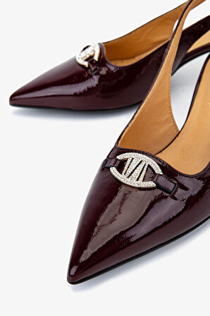 Valmenti Kadın Hakiki Deri Bordo Comfort Ayakkabı 611 H51005 BN AYK SK25-26 BORDO VERNICE