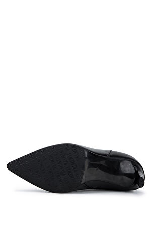 Valmenti Kadın Hakiki Deri Siyah Topuklu Bot 1135 0130 BN BOT SK25-26 SIYAH DERI