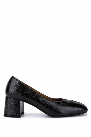 Tamer Tanca Kadın Hakiki Deri Siyah Klasik Ayakkabı 1135 06101 BN AYK SK25-26 SIYAH