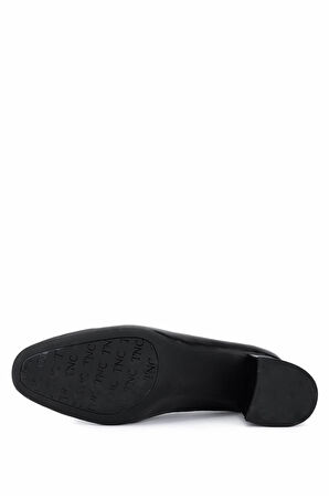 Tamer Tanca Kadın Hakiki Deri Siyah Klasik Ayakkabı 1135 06102 BN AYK SK25-26 SYH DR/SYH KRSK RGN