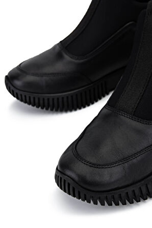 Tamer Tanca Kadın Hakiki Deri Siyah Casual Bot 849 40101 BN BOT SK25-26 SIYAH