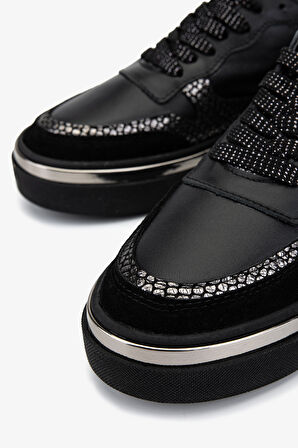 Valmenti Kadın Hakiki Deri Siyah Sneakers & Spor Ayakkabı 258 3560 BN AYK SK25-26 SIYAH