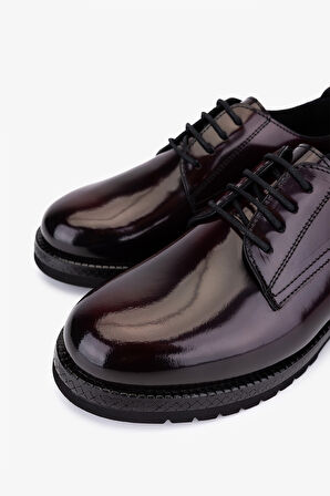 Valmenti Kadın Hakiki Deri Bordo Klasik Ayakkabı 987 Z115 BN AYK SK25-26 BORDO ACMA