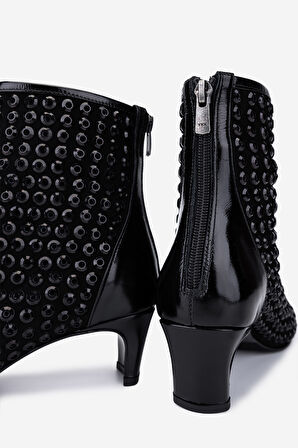 Valmenti Kadın Hakiki Deri Siyah Topuklu Bot 35 2965 BN BOT SK25-26 SIYAH