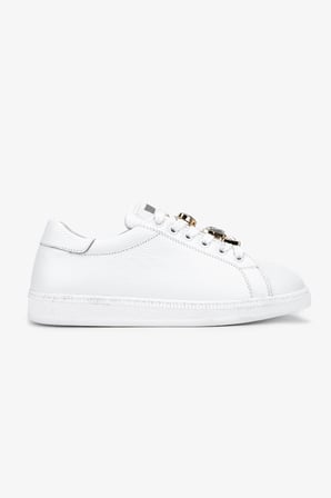 Valmenti Kadın Hakiki Deri Kırık Beyaz Sneakers & Spor Ayakkabı 1116 31-1 BN AYK SK25-26 OFF WHITE FLTR