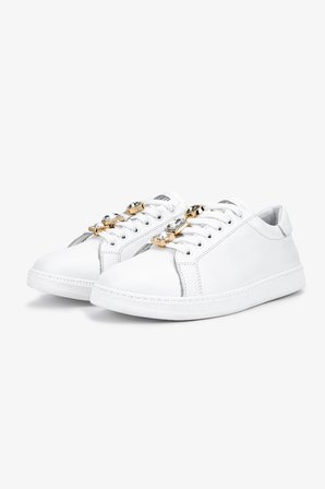 Valmenti Kadın Hakiki Deri Kırık Beyaz Sneakers & Spor Ayakkabı 1116 31-1 BN AYK SK25-26 OFF WHITE FLTR