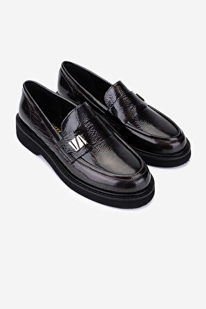 Valmenti Kadın Hakiki Deri Kahverengi Loafer Ayakkabı 294 13594 BN AYK SK25-26 COFFEE PUFFY