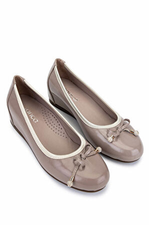 Tamer Tanca Kadın Hakiki Deri Vizon Comfort Ayakkabı 488 449 BN AYK SK25-26 K.VIZON RGN