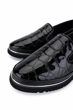 Tamer Tanca Kadın Hakiki Deri Siyah Comfort Ayakkabı 766 2038 BN AYK SK25-26 SYH/SYH FSLY RGN