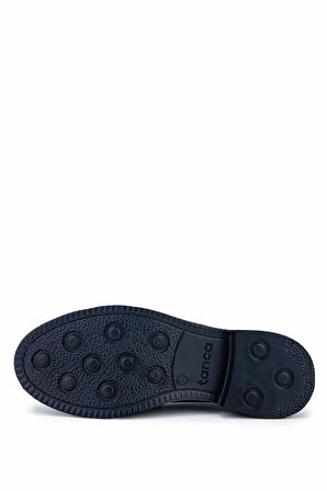 Tamer Tanca Kadın Hakiki Deri Lacivert Loafer Ayakkabı 817 9879 BN AYK SK25-26 LACI DR