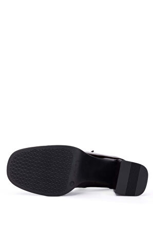 Tamer Tanca Kadın Hakiki Deri Bordo Rugan Topuklu Ayakkabı 1078 25064 BN AYK SK25-26 BORDO KRSK RGN