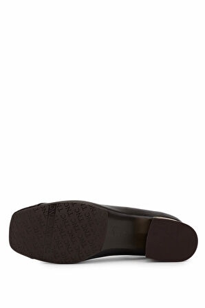 Tamer Tanca Kadın Hakiki Deri Kahverengi Topuklu Ayakkabı 1081 3541 BN AYK SK25-26 KHV KROKO/KHV DR