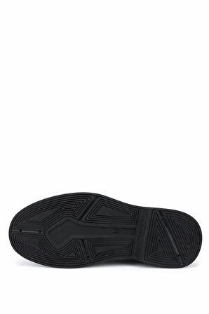 Tamer Tanca Erkek Hakiki Deri Siyah Floter Casual Ayakkabı 1163 1500 ERK AYK SK25-26 SIYAH FLTR