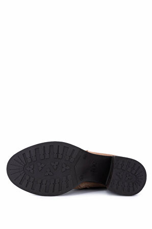 Tamer Tanca Kadın Hakiki Deri Kahverengi Topuklu Bot 1164 25594 BN BOT SK25-26 SIGARO SUET