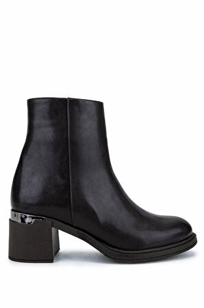 Tamer Tanca Kadın Suni Deri Kahverengi Topuklu Bot 889 1422 BN BOT SK25-26 KAHVE