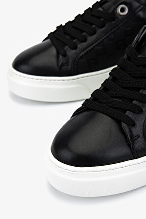 Valmenti Kadın Hakiki Deri Siyah Sneakers & Spor Ayakkabı 04 VAL-502 BN AYK SK25-26 SIYAH NAPPA