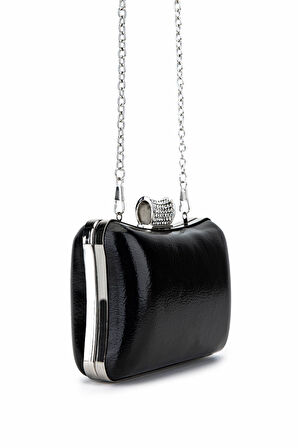 Tamer Tanca Kadın Vegan Siyah Abiye Çanta 1083 043 BN CNT SK25-26 SIYAH